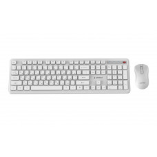 Комплект (клавіатура, миша) бездротовий Gembird KBS-WPS-01-W-CYRL White