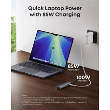 Концентратор Anker USB-C Hub 7-in-1 Black (A83D2HA1)