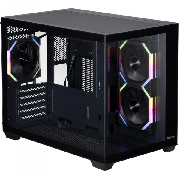 Корпус 1stPlayer BV6-BK-2FH7R-1FH7 Black