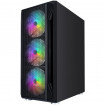 Корпус 1stPlayer X4-4F1 Black 600W
