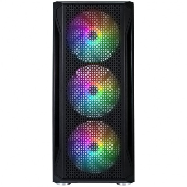 Корпус 1stPlayer X4-4F1 Black 600W