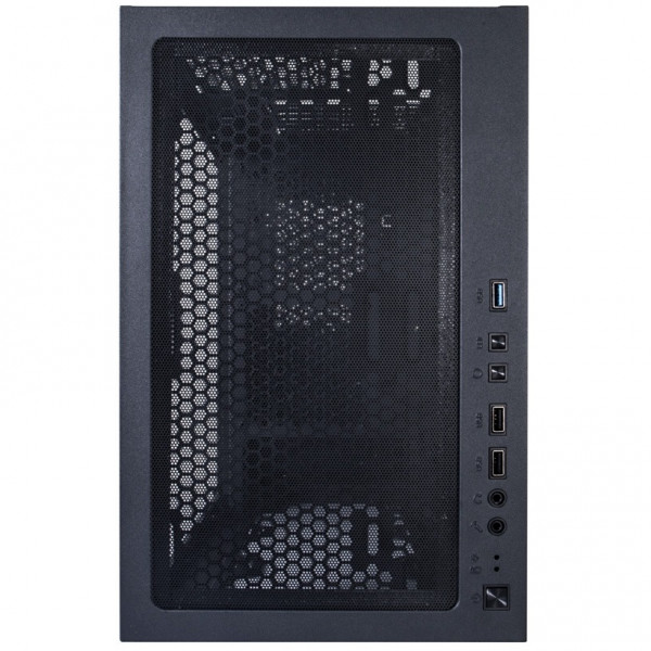 Корпус 1stPlayer X5-BK-4F1 Black без БЖ