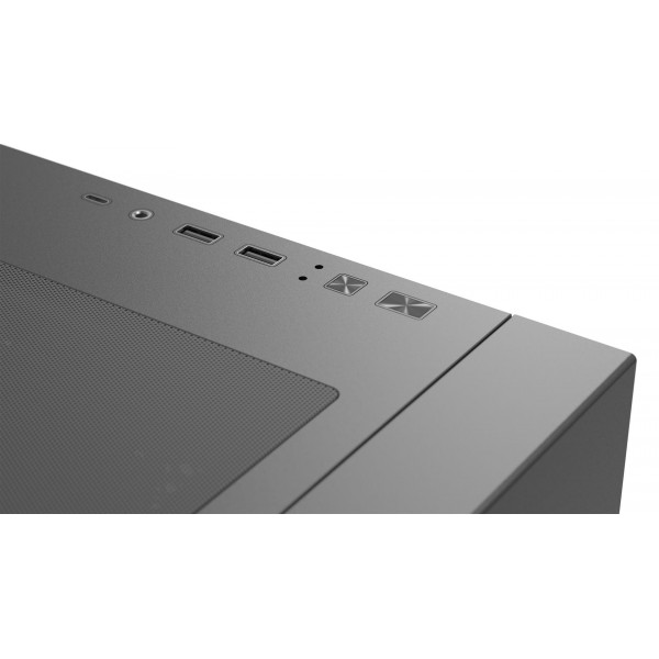 Корпус AeroCool D502A-G-BK-v1 (ACCM-DS02043.11) Black без БЖ