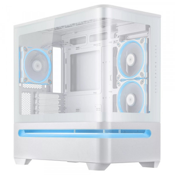 Корпус Asus Prime AP202 ARGB Tempered Glass White без БЖ (90DC00P3-B19000)