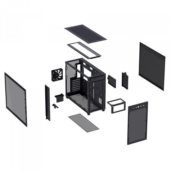 Корпус Asus Prime AP303 TG Black (90DC00V0-B39010)