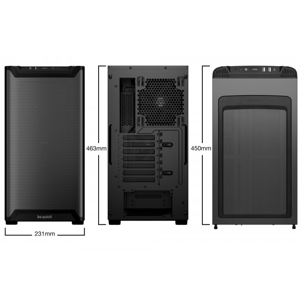 Корпус be quiet! Pure Base 501 Airflow Black (BG074) без БЖ