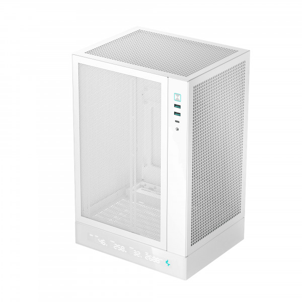 Корпус DeepCool CH170 Digital White (R-CH170-WHNPI0D-G-1) без БЖ