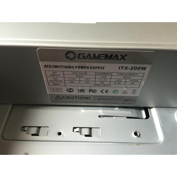 Корпус GameMax ST102-2U3 Black 200W