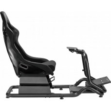 Крісло-кокпіт з кріпленням для керма та педалей GamePro RS167 Black