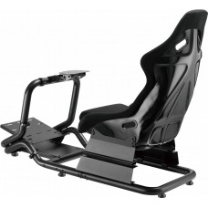 Крісло-кокпіт з кріпленням для керма та педалей GamePro RS167 Black