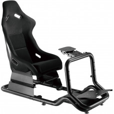 Крісло-кокпіт з кріпленням для керма та педалей GamePro RS167 Black