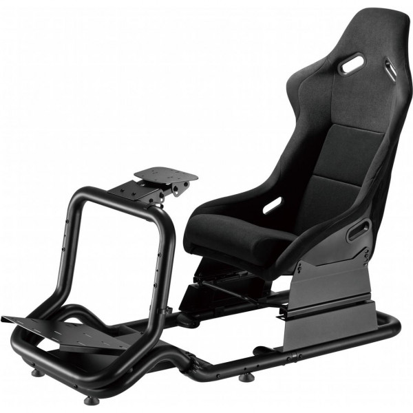 Крісло-кокпіт з кріпленням для керма та педалей GamePro RS167 Black