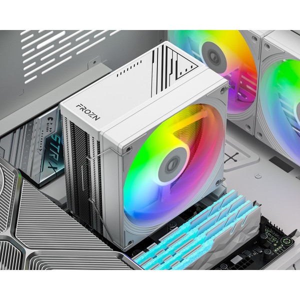 Кулер процесорний ID-Cooling Frozn A410 SE ARGB White