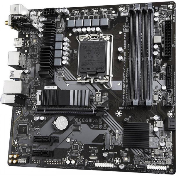 Материнська плата Gigabyte B760M DS3H AX DDR4 Socket 1700