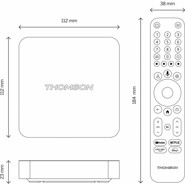 Медіаплеєр Thomson Streaming Box 4K UHD 240G