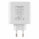 Мережевий зарядний пристрій 2E USB-C Wall Charger GaN 65W White (2E-WC3USB65W-W)