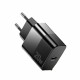 Мережевий зарядний пристрій Essager Travel Charger 20W USB-C Black (E20JSB1-SYTT1-T) + кабель USB Type-C