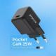 Мережевий зарядний пристрій Proove Pocket GaN 25W Black (WCPG25010201)