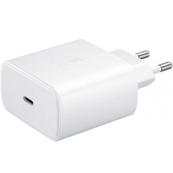 Мережевий зарядний пристрій Samsung EP-TA845 45W Type-C White (EP-TA845NWE) OEM