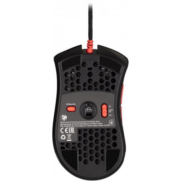 Миша 2E Gaming HyperSpeed Lite RGB Black (2E-MGHSL-BK)