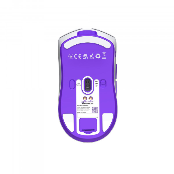 Миша бездротова Hator Hellyberry HM47 Wireless White/Violet (HM47_white_violet)