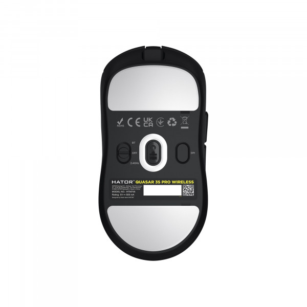Миша бездротова Hator Quasar 3S Pro Wireless Black (HTM745)