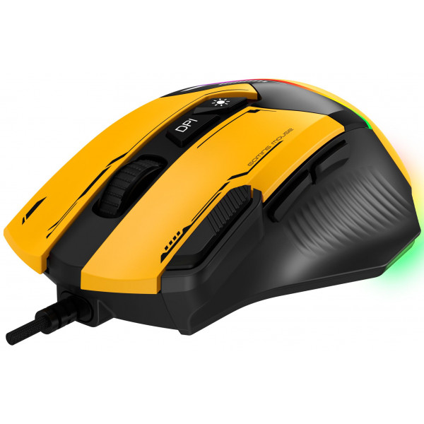 Миша GamePro GM300BL Yellow-Black