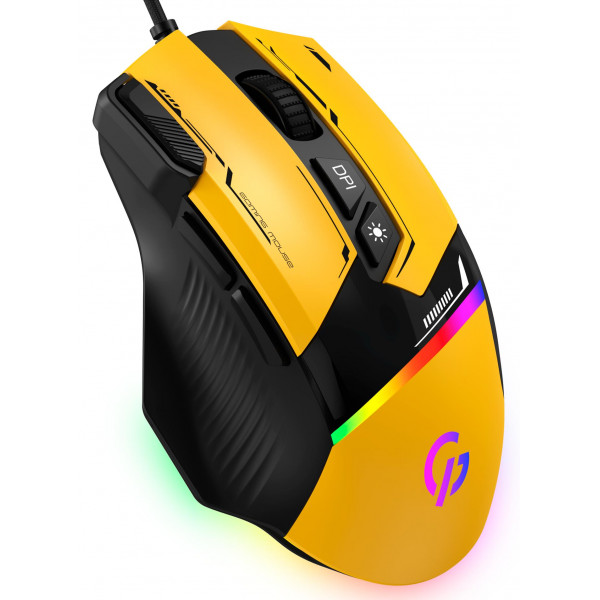 Миша GamePro GM300BL Yellow-Black