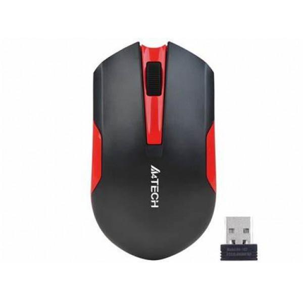 Мишка бездротова A4Tech G3-200N Black/Red USB V-Track