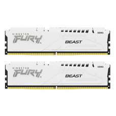 Модуль пам`ятi DDR5 2х32GB/5600 Kingston Fury Beast White (KF556C36BWEK2-64)