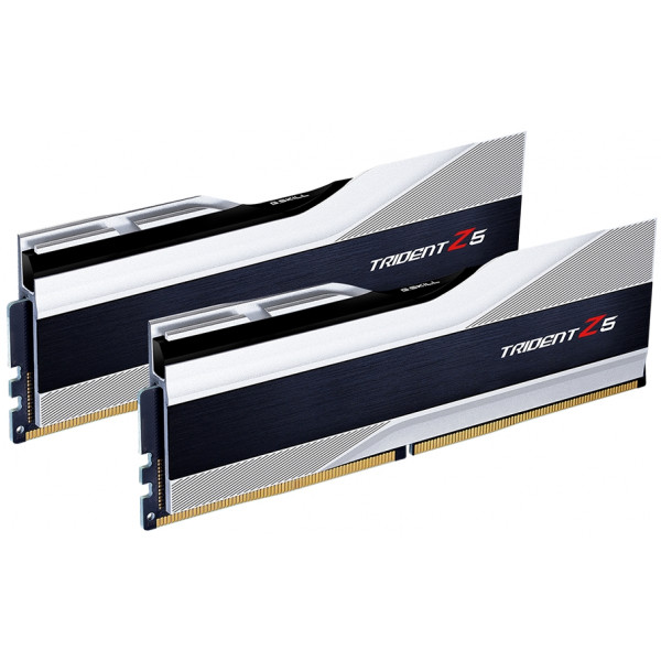 Модуль пам`ятi DDR5 2x16GB/6000 G.Skill Trident Z5 Silver (F5-6000J3040F16GX2-TZ5S)