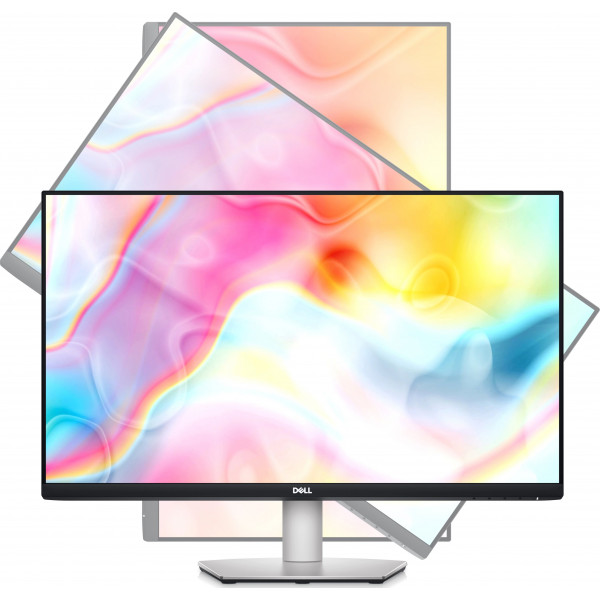Монiтор Dell 27" S2722DC (210-BBRR) IPS Silver/Black