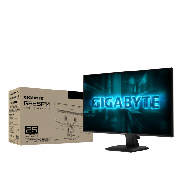 Монітор Gigabyte 24.5" Gaming GS25F14 IPS Black 144Hz