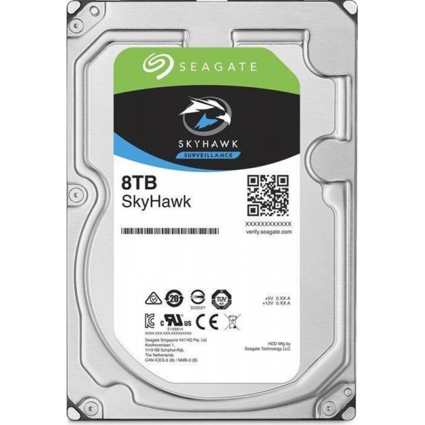 Накопичувач HDD SATA 8.0TB Seagate SkyHawk Surveillance 256MB (ST8000VX004)