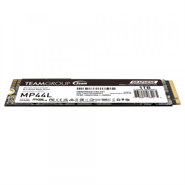 Накопичувач SSD 1TB Team MP44L M.2 2280 PCIe 4.0 x4 3D SLC (TM8FPK001T0C101)