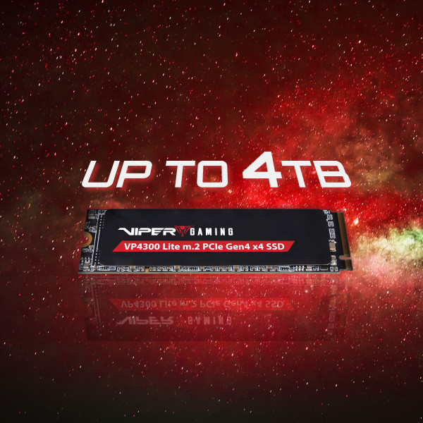 Накопичувач SSD 500GB Patriot Viper VP4300 Lite M.2 2280 PCIe 4.0 x4 NVMe TLC (VP4300L500GM28H)