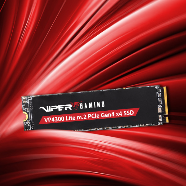Накопичувач SSD 500GB Patriot Viper VP4300 Lite M.2 2280 PCIe 4.0 x4 NVMe TLC (VP4300L500GM28H)