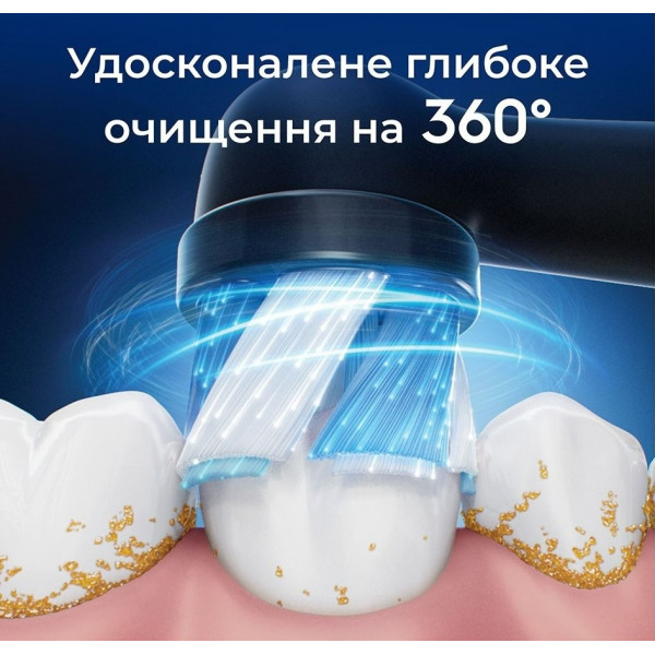 Насадка для зубної електрощітки Braun Oral-B iO RB CBF-8 Ultimate Clean Black (8 шт)