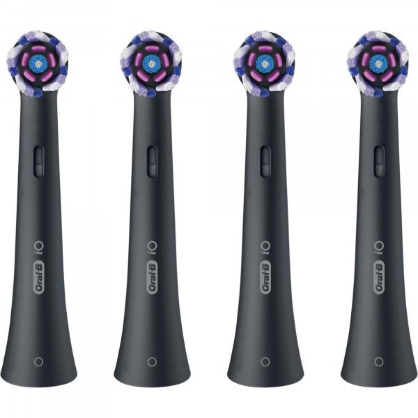 Насадка для зубної електрощітки Braun Oral-B iO RB WB Radiant White Black (4 шт)