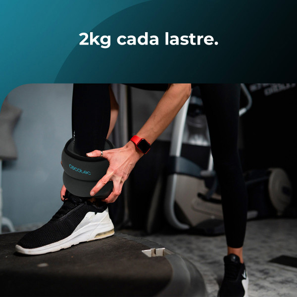 Обтяжувачі Cecotec Drumfit AnkleBell 2000 Neo (2шт по 2кг) (CCTC-07207)