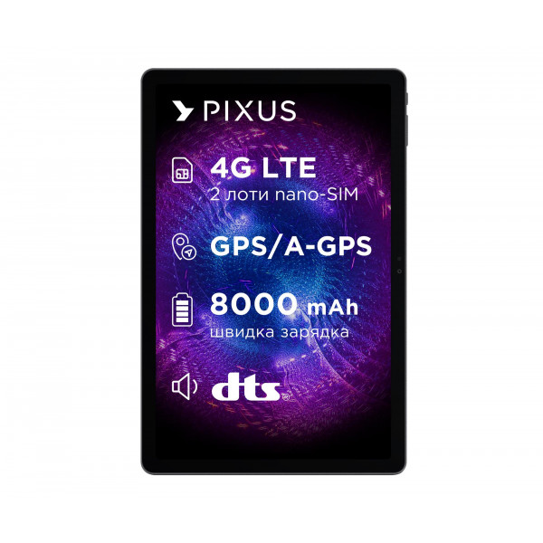 Планшет Pixus Titan 11" 8/128GB 4G Grey