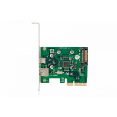 Плата розширення Frime PCI-E to USB3.1 TYPE-A+C (1+1 порти) ASM1142 (ECF-PCIEtoUSB009.LP)