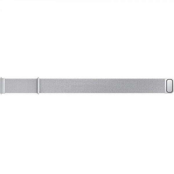 Ремінець BeCover Milanese Style для Samsung Galaxy (20mm)/Watch 5/ Watch 4 40/44mm/Watch 4 Classic 42mm/Watch Active/Active 2 40/44mm/Watch 3 41mm/Gear S2/Classic/Gear Sport Silver (707675)