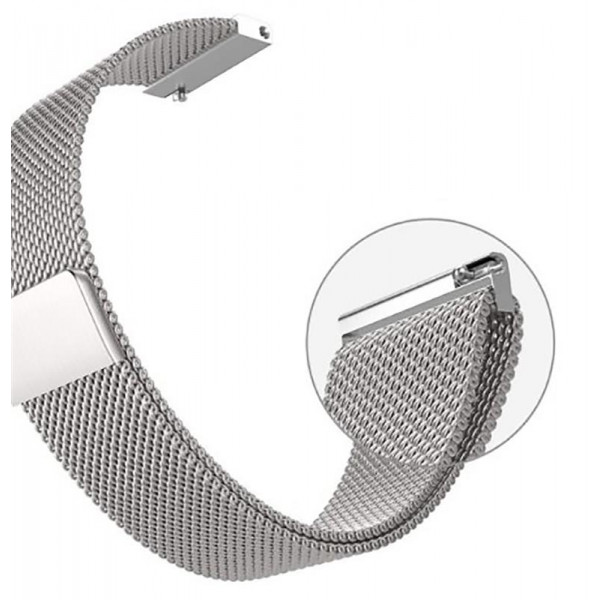 Ремінець BeCover Milanese Style для Samsung Galaxy Watch 46mm/Watch 3 45mm/Gear S3 Classic/Gear S3 Frontier Silver (707787)