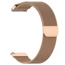 Ремінець BeCover Milanese Style для Xiaomi Amazfit Bip (20mm) Lite/Bip S Lite/GTR 42mm/GTS/TicWatch S2/TicWatch E/GTS 3/GTS 2 mini Brown (707680)