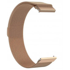 Ремінець BeCover Milanese Style для Xiaomi Amazfit Bip (20mm) Lite/Bip S Lite/GTR 42mm/GTS/TicWatch S2/TicWatch E/GTS 3/GTS 2 mini Brown (707680)