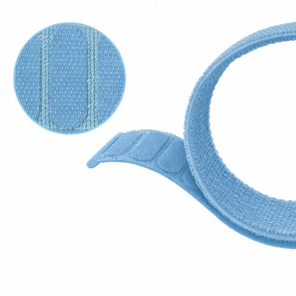 Ремінець BeCover Nylon Style для Huawei Watch GT/GT 2 46mm/GT 2 Pro/GT Active/Honor Watch Magic 1/2/GS Pro/Dream Aqua Blue (715002)