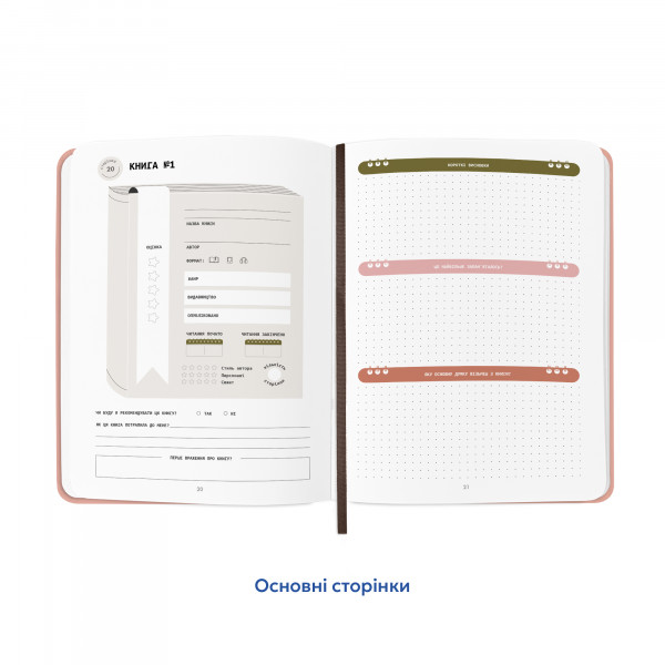 Щоденник читацький Orner Щасливі моменти читання (orner-2873)