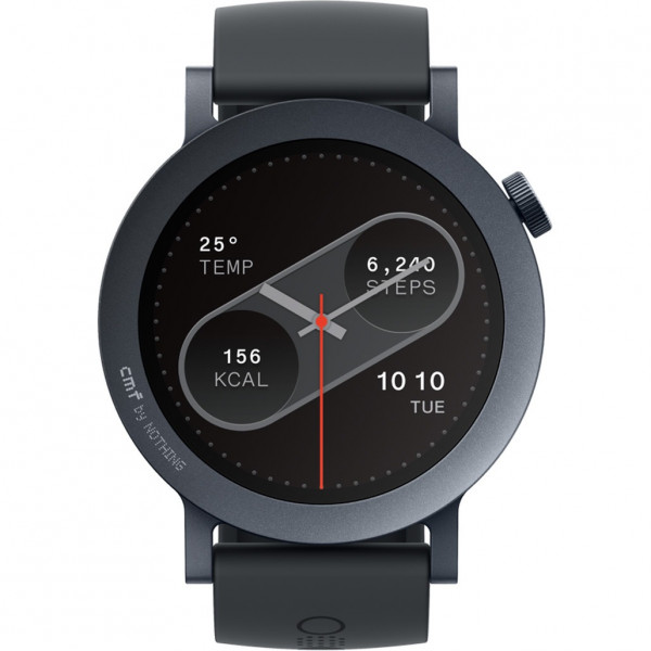 Смарт-годинник CMF by Nothing Watch Pro 2 Dark Grey Metal with Liquid Silicone Strap_EU