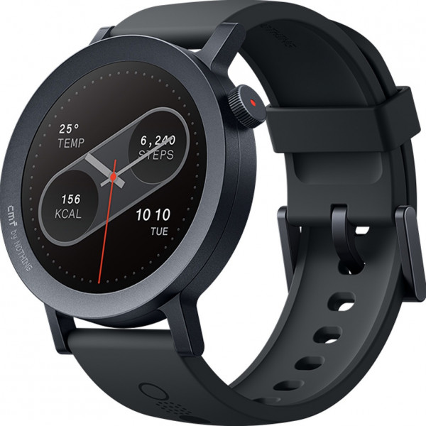 Смарт-годинник CMF by Nothing Watch Pro 2 Dark Grey Metal with Liquid Silicone Strap_EU